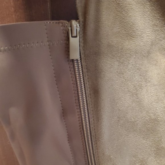 NWOT Over the Knee Taupe Boots - Picture 4 of 7